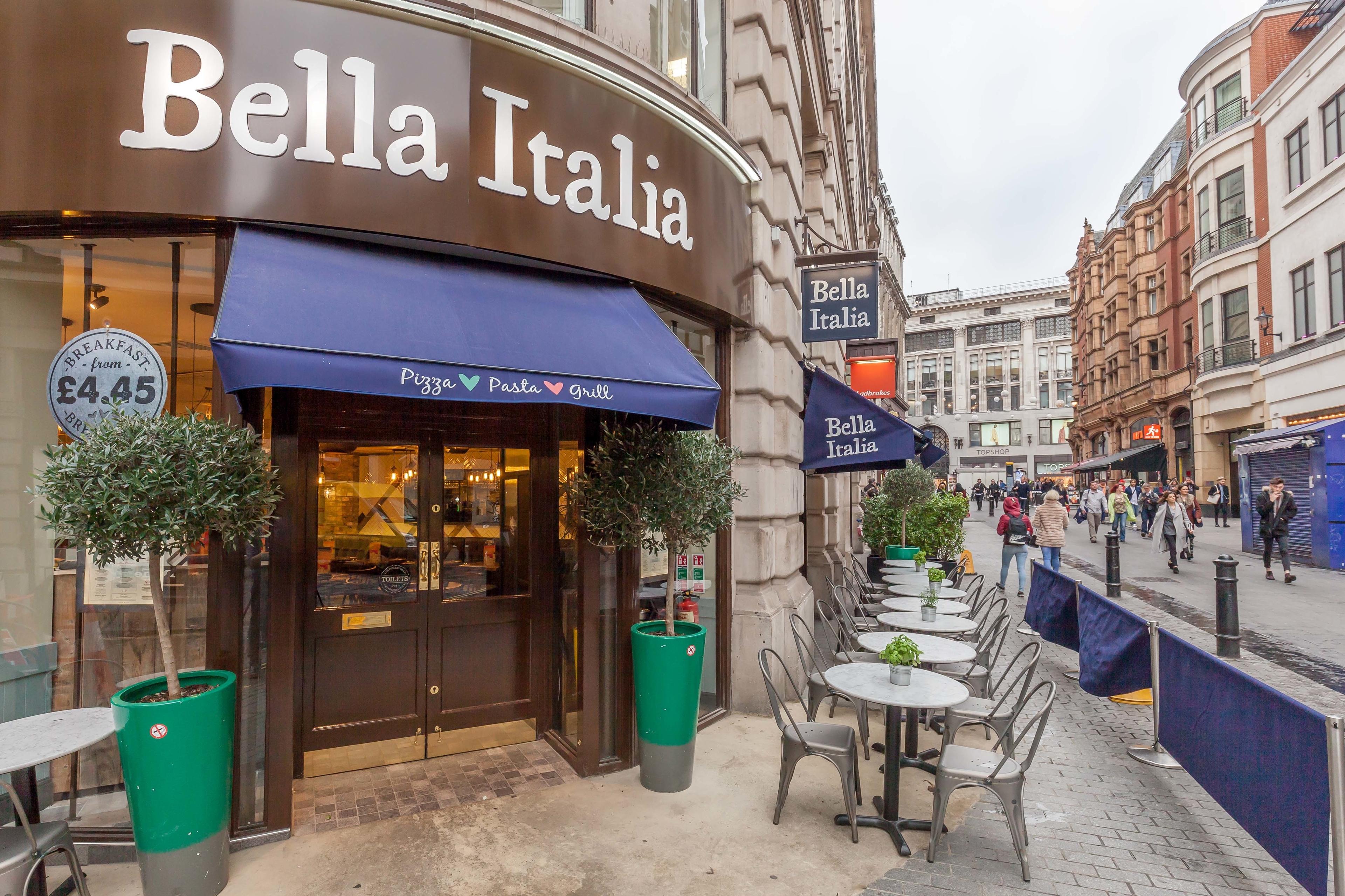 Photo of Bella Italia Argyll Street, Bella's Limoncello Cove