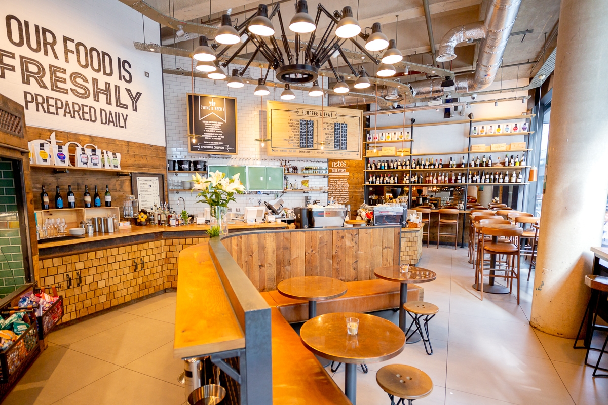 Photo of Notes Coffee Roasters & Bars - Canary Wharf, Full Venue W/ Outdoor Space