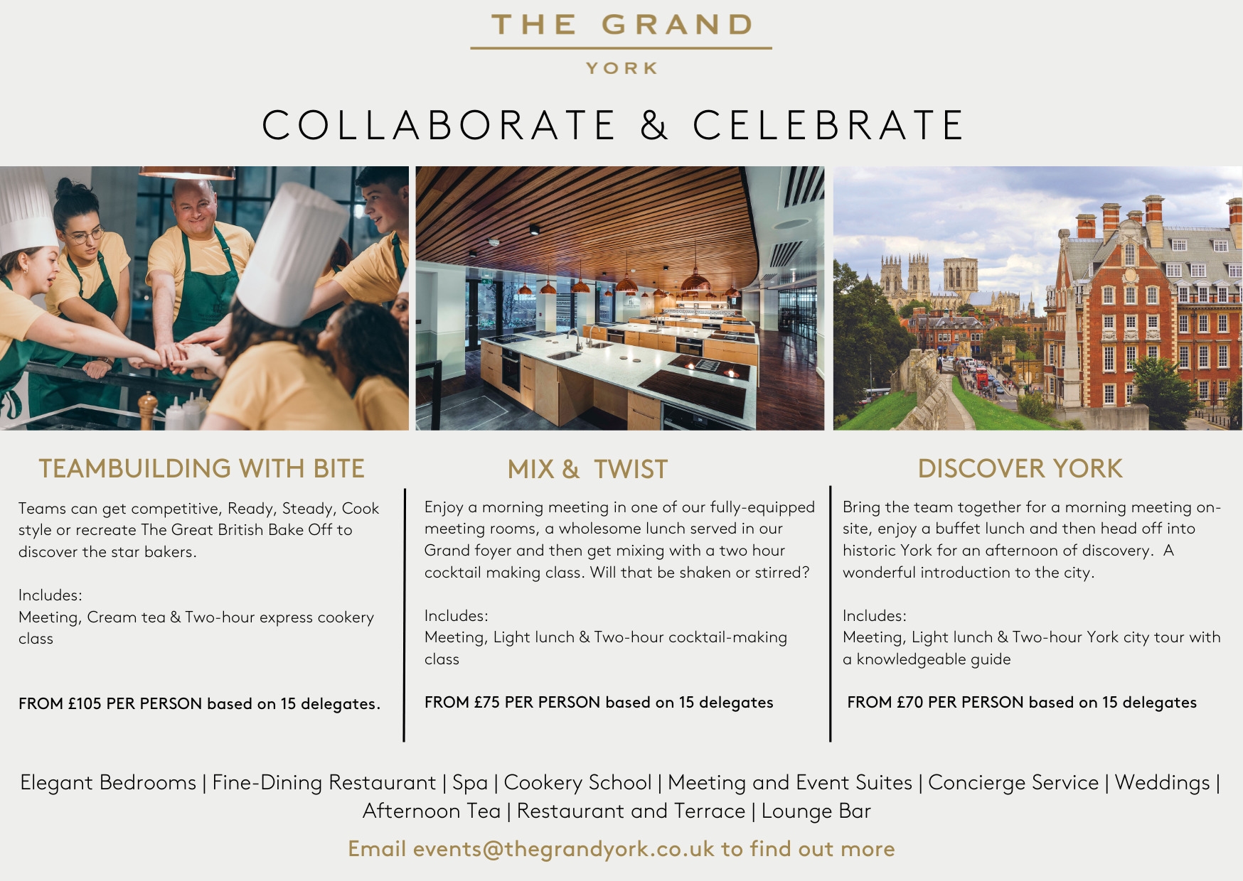 Photo of The Grand, York, Collaborate & Celebrate - Team Building
