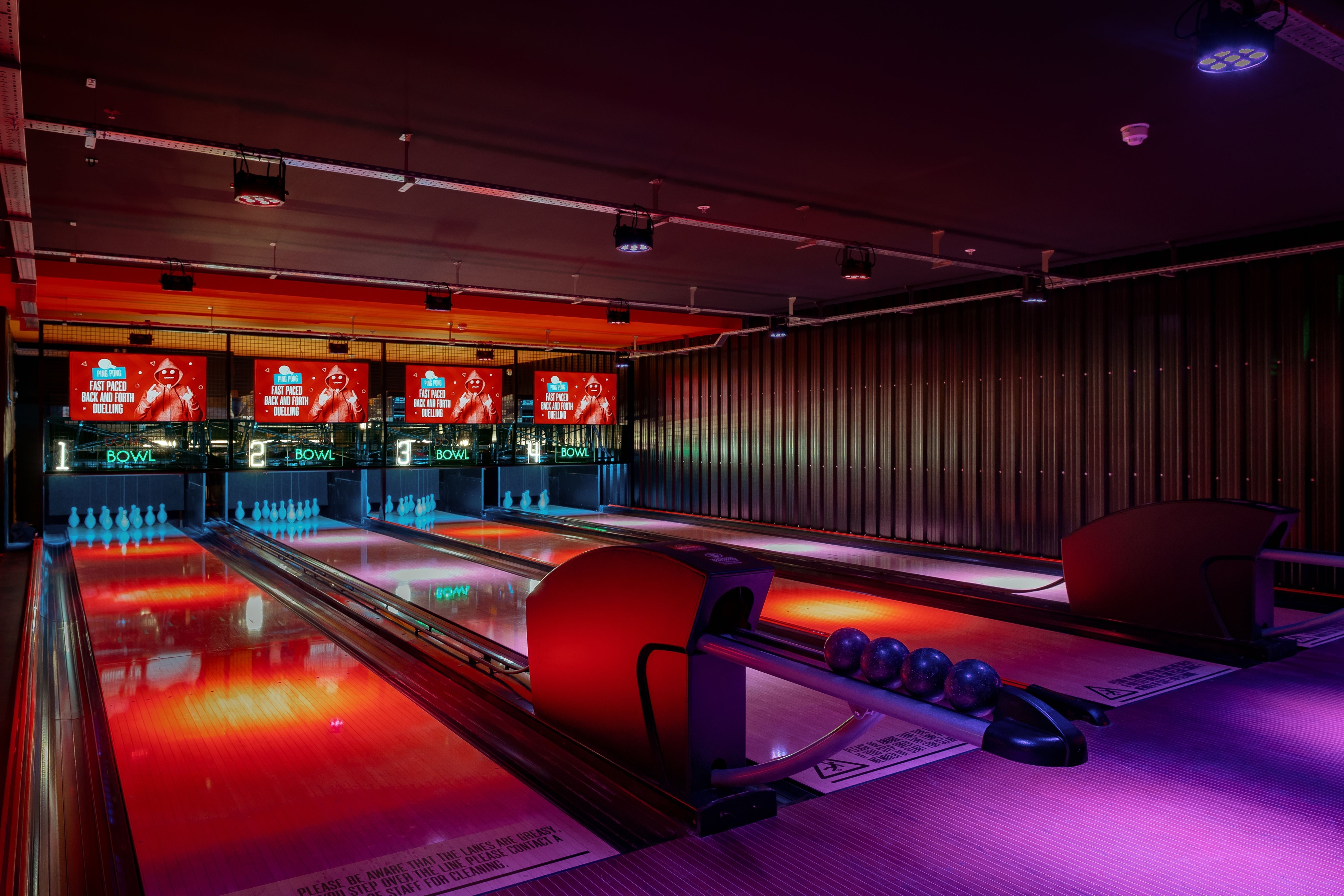 Photo of Roxy Ball Room, St Mary Axe London, Duck Pin Bowling