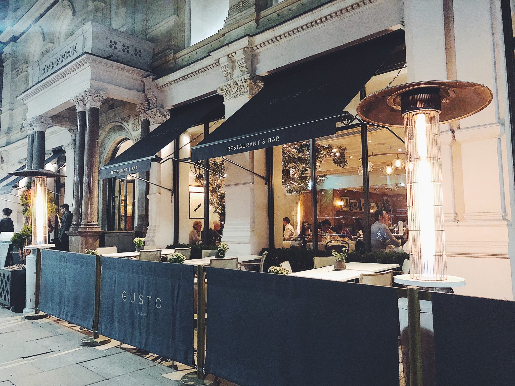 Photo of Gusto Italian, Semi Private Dining Area