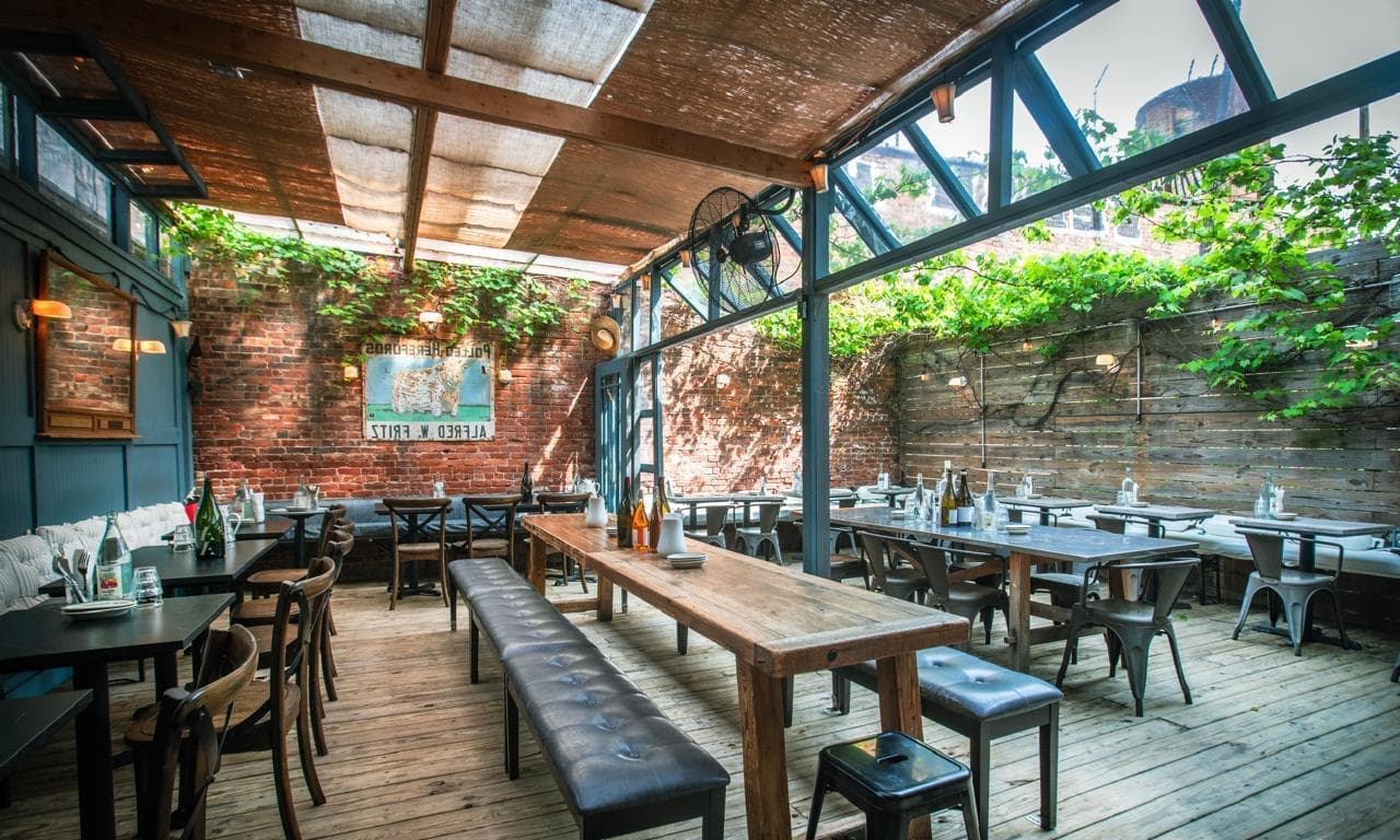 Back Patio Room, Ten Bells Brooklyn photo #1