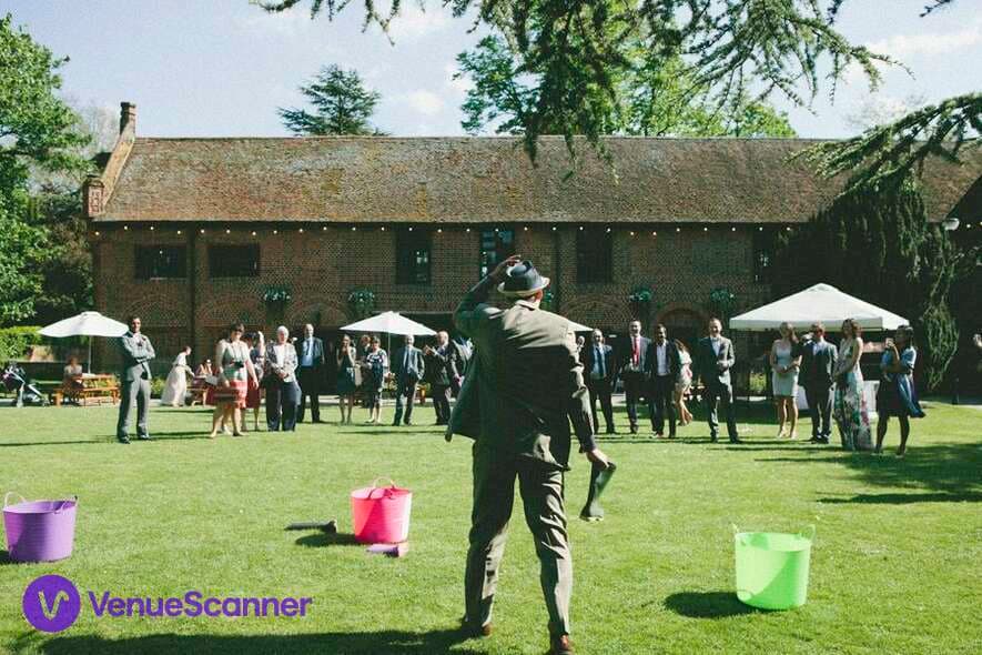Front Lawn & Moat Terrace, Tudor Barn Eltham photo #2