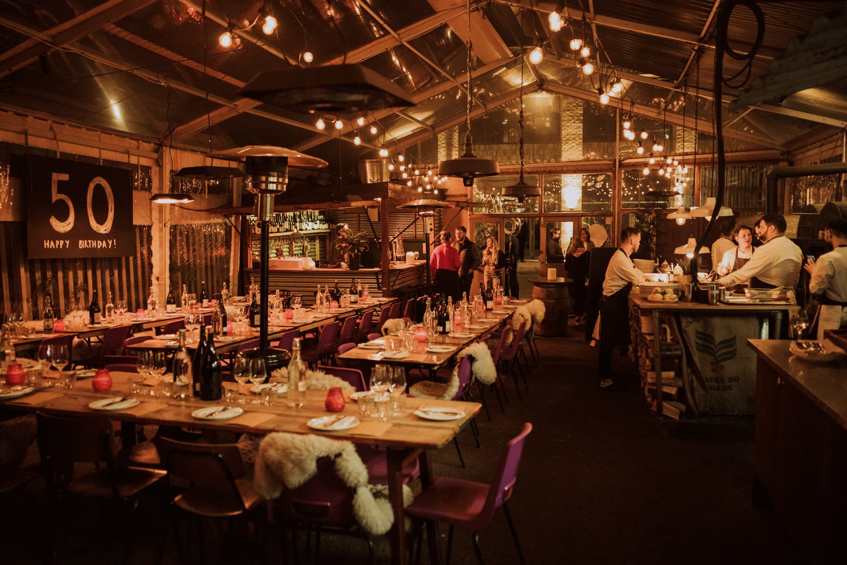 Cozy Christmas Party Space