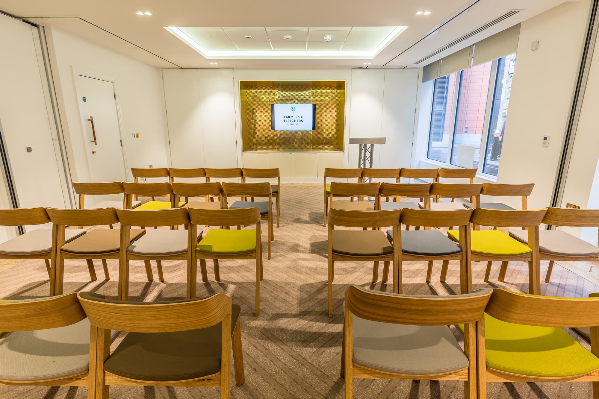 Court Room And Reception Area