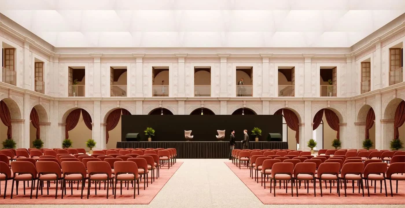 Grand Neoclassical Atrium, Convento Do Beato  photo #1