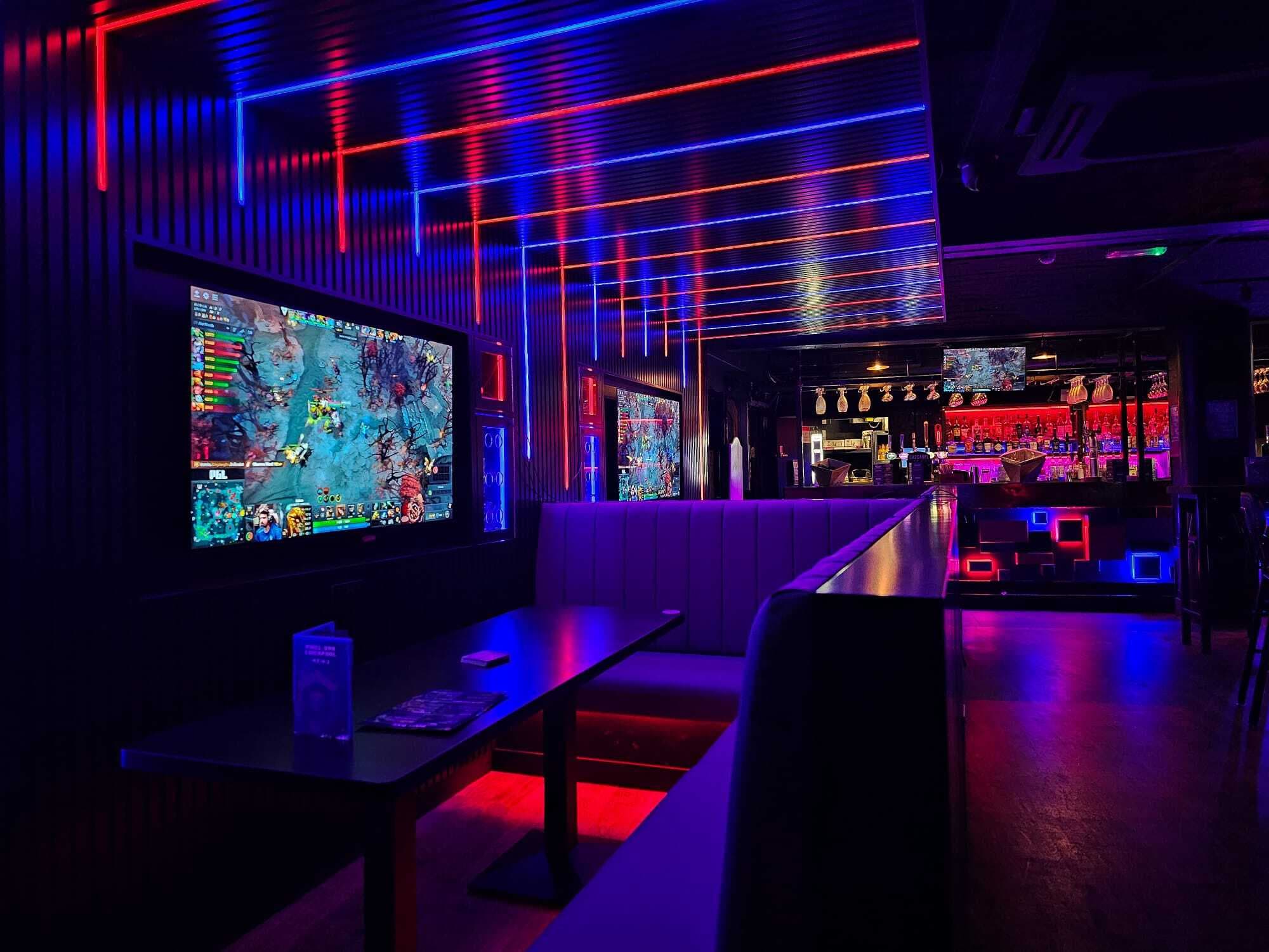 Basement Bar & Gaming Booths