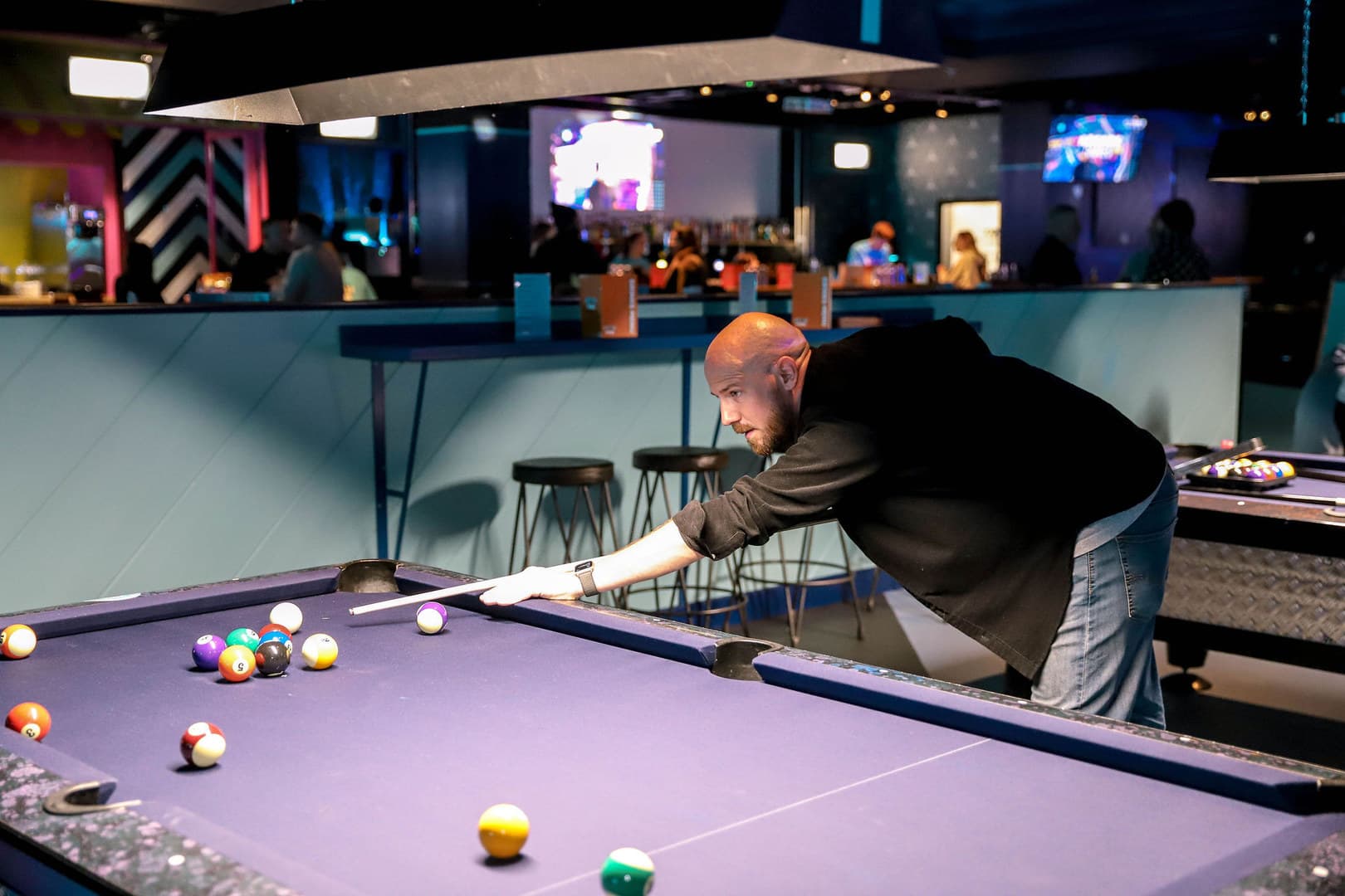 The 'Shooting Pool' Zone, Star Pins Bowling - West Orchard Coventry photo #3