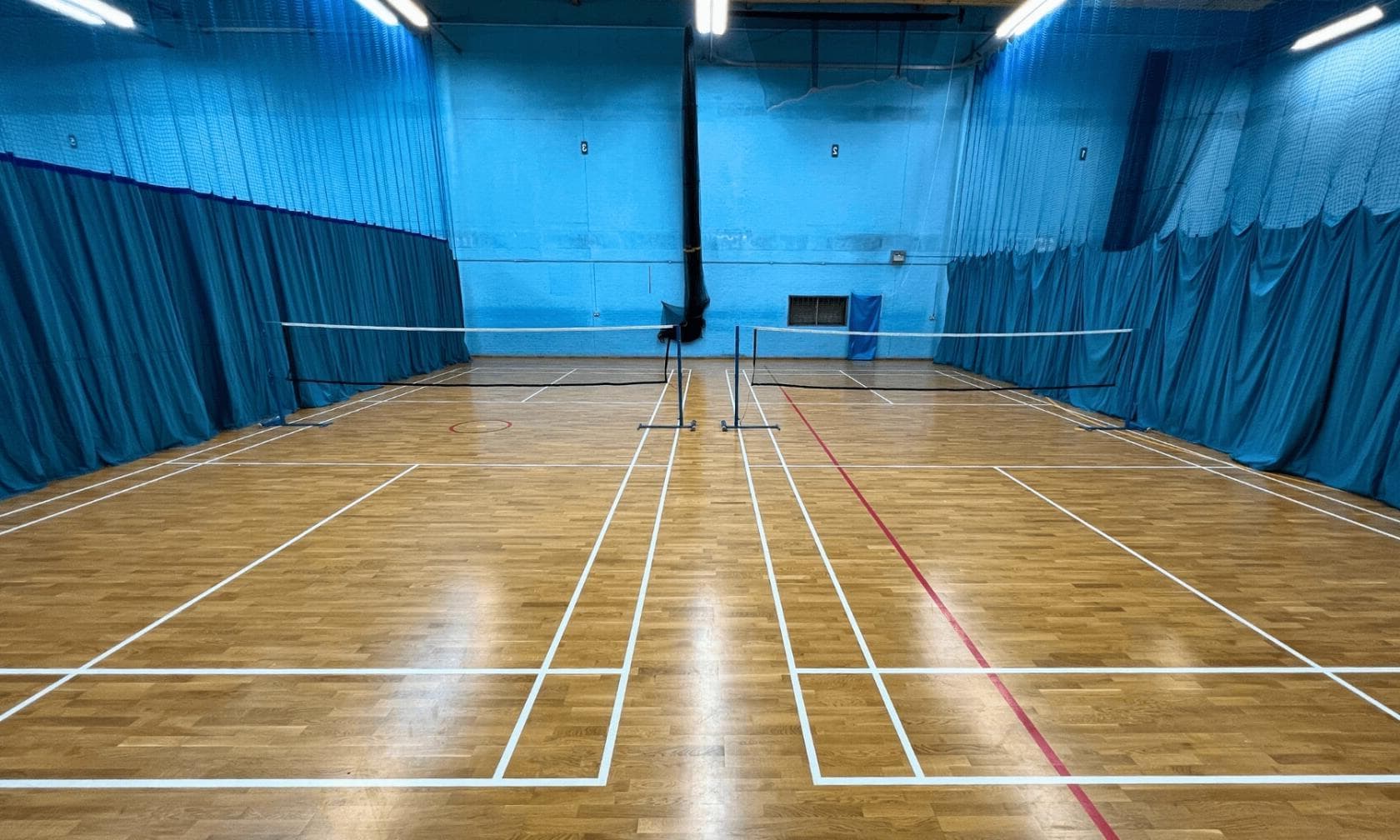 Court In Sports Hall