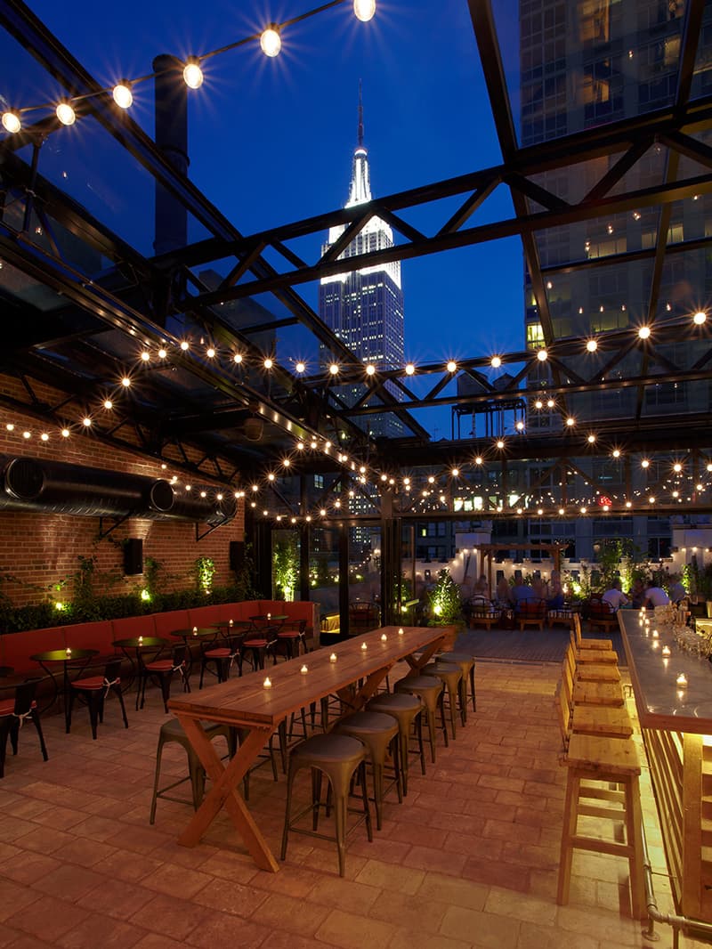 Refinery Hotel NYC, Terrace Buyout photo #2