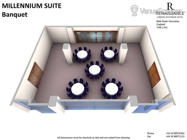 Millennium Suite, Renaissance London Heathrow Hotel photo #2