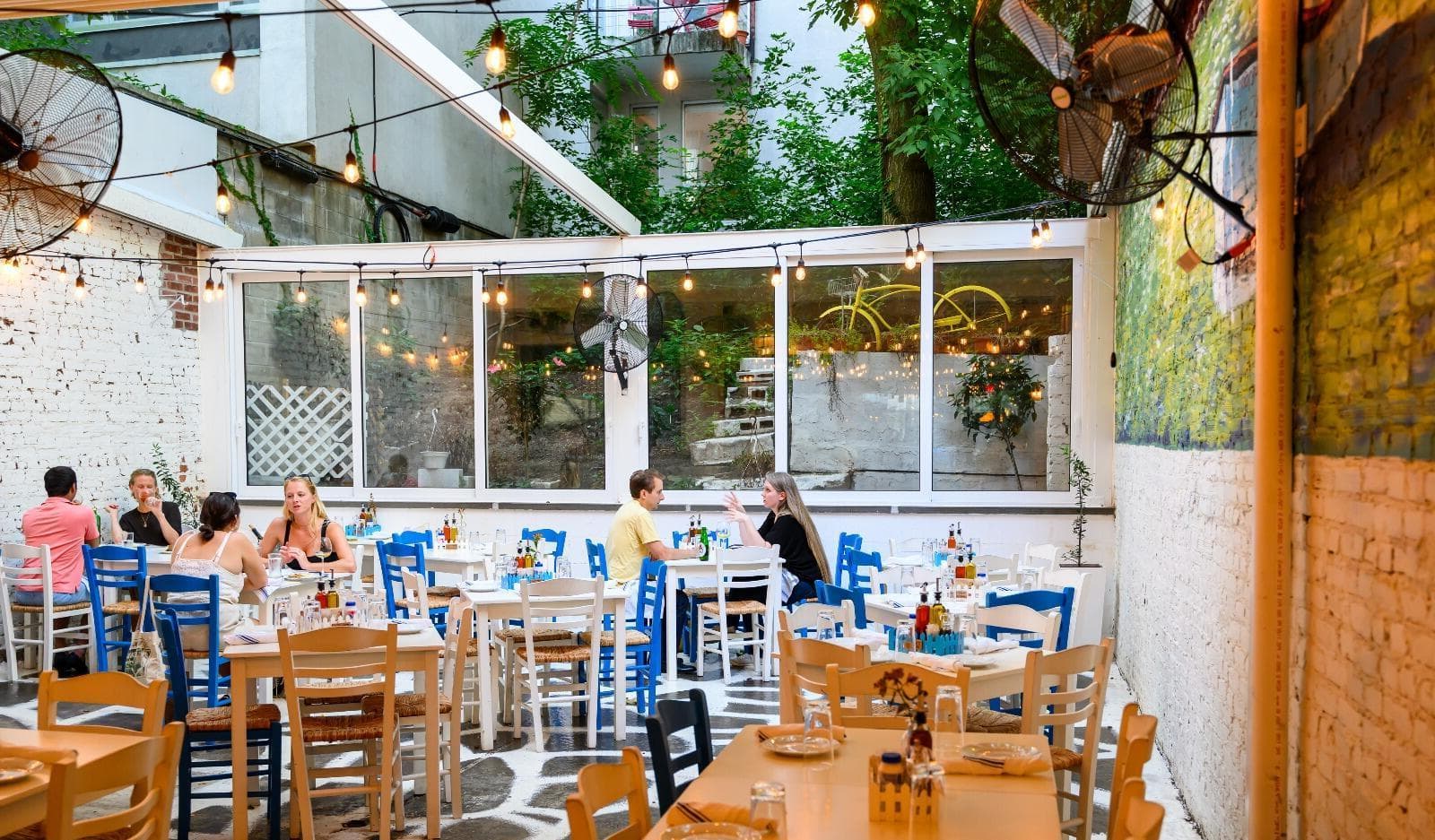 Outdoor Terrace, Meraki Greek Bistro Brooklyn photo #1