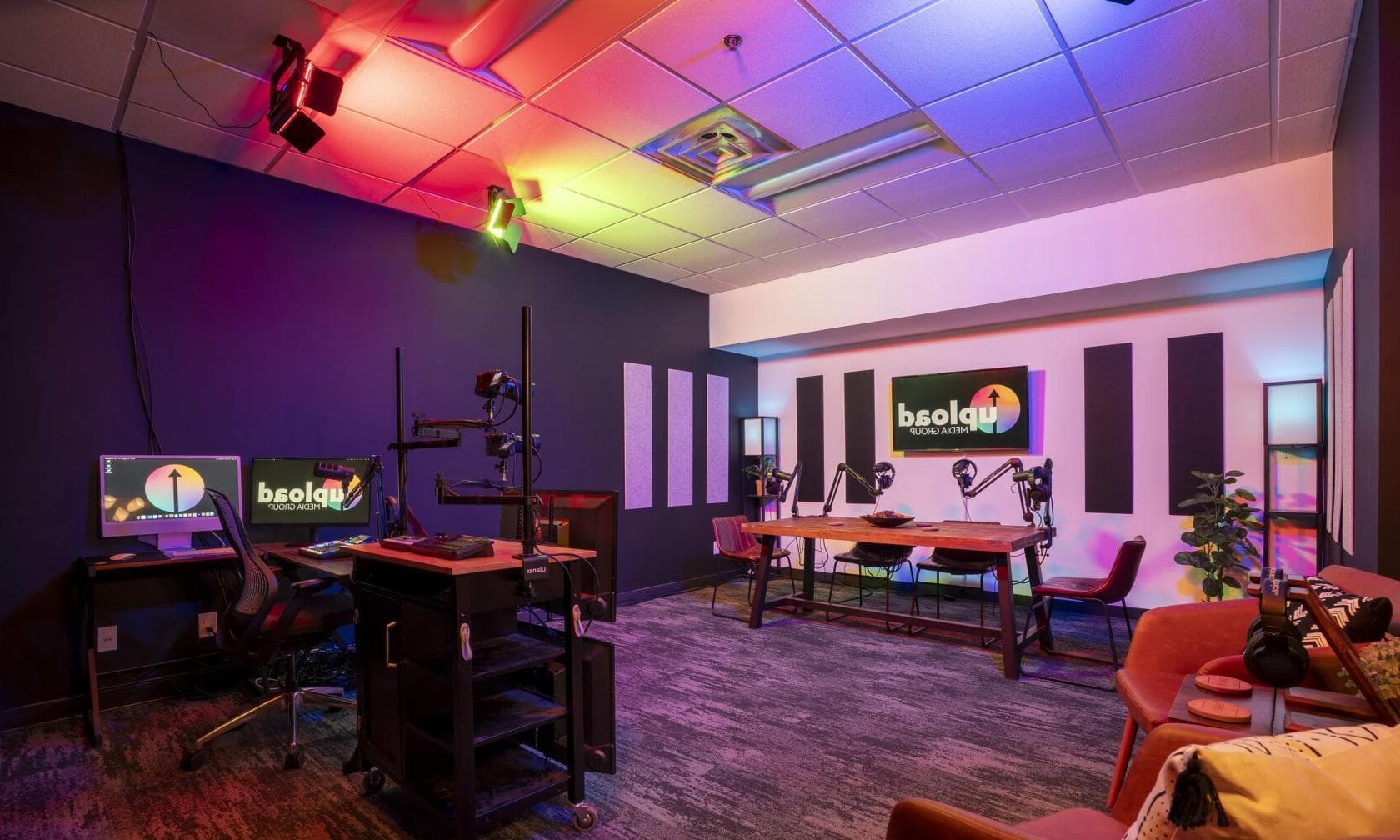 Photo of Upload Media Group Podcast Studio