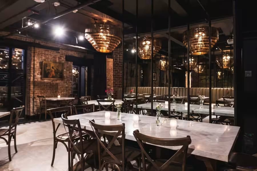 Photo of SAINT, Chandelier Dining Room