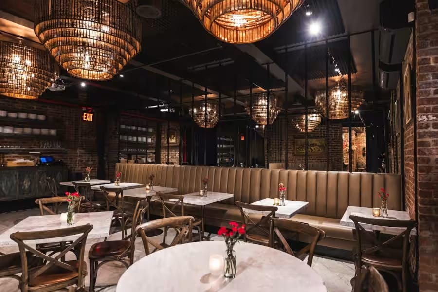 Photo of SAINT, Chandelier Dining Room