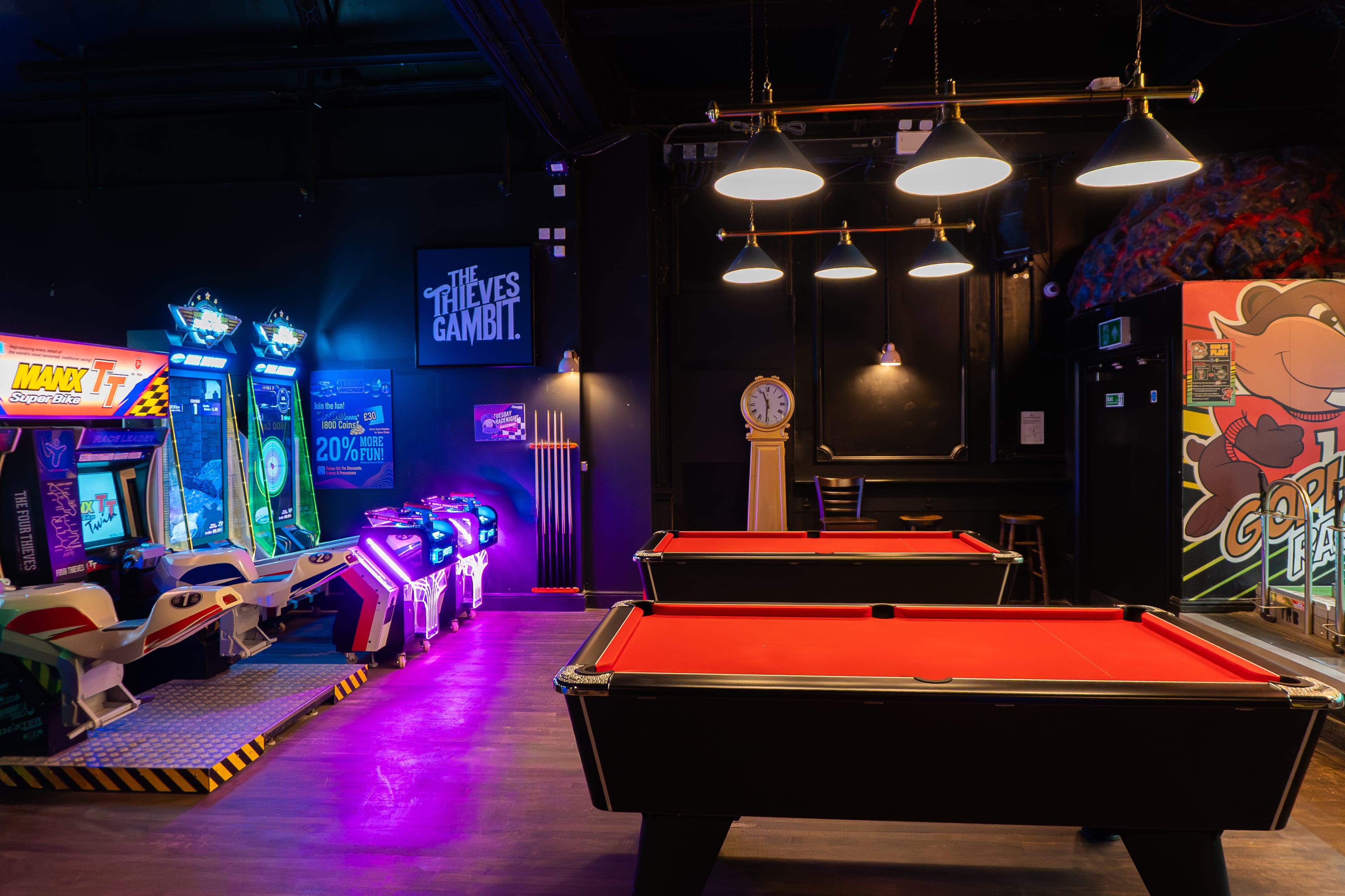 Photo of The Thieves, Christmas Party Package - Unlimited Arcade, Food & Drinks