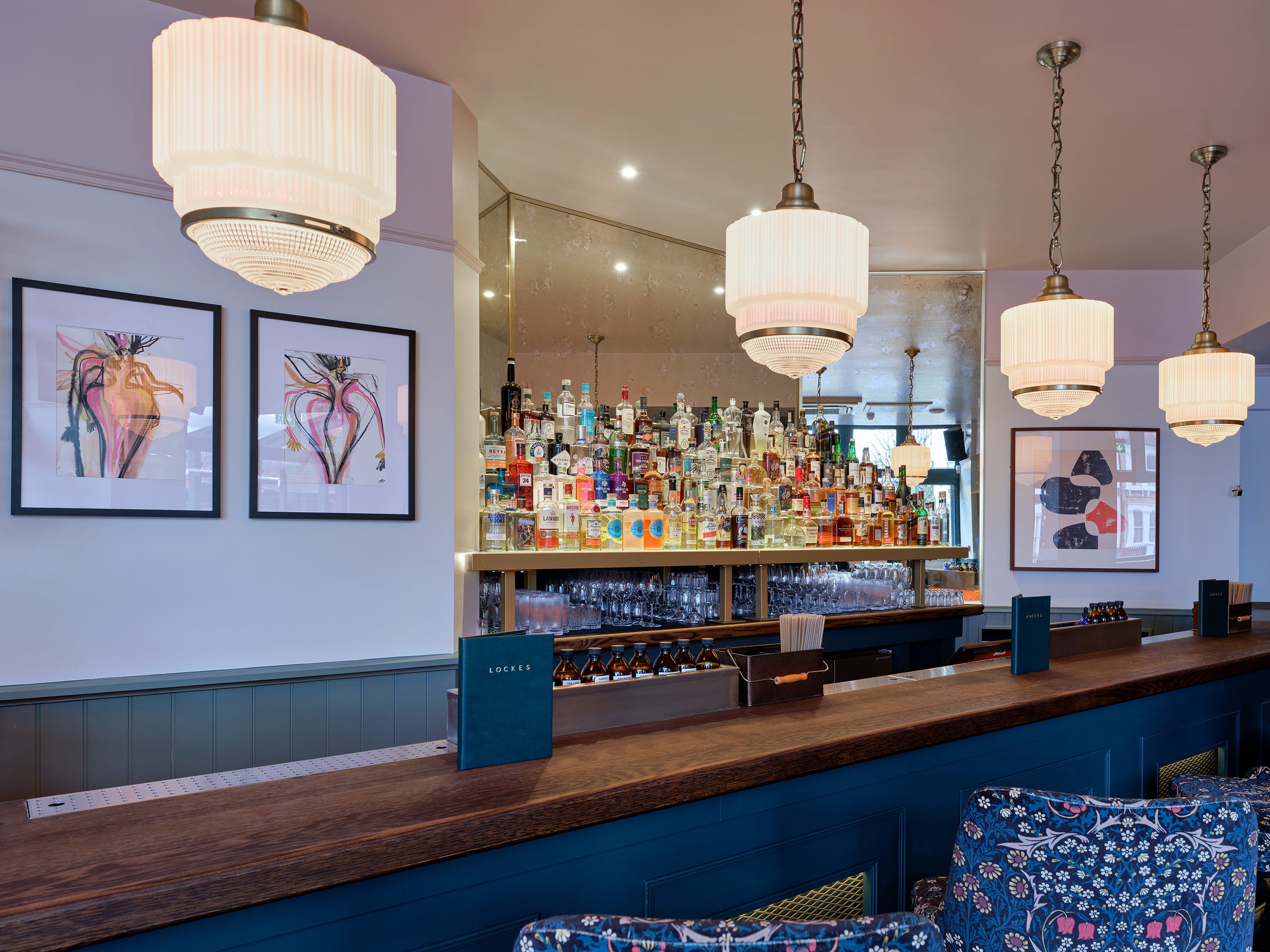 Photo of LOCKES Bar Battersea Rise, Cosy Corner For 30 Guests