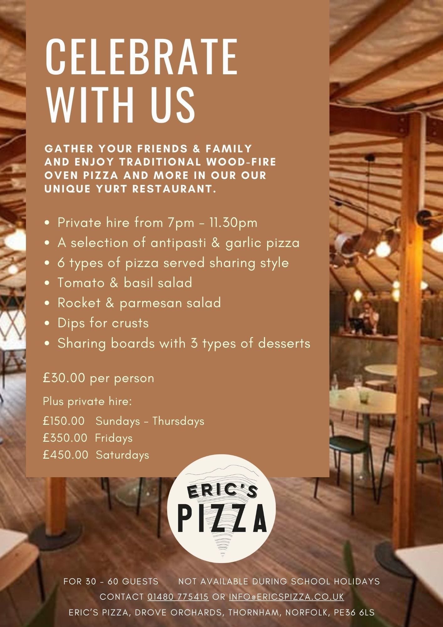 Photo of Eric’s Pizza, The Yurt