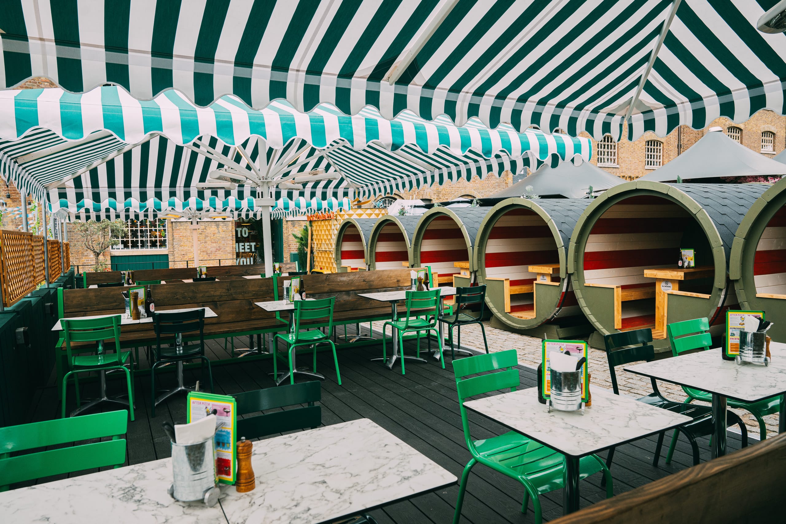 Photo of Pizza Pilgrims Canary Wharf, Sunny Quay Side Terrace Summer Parties!