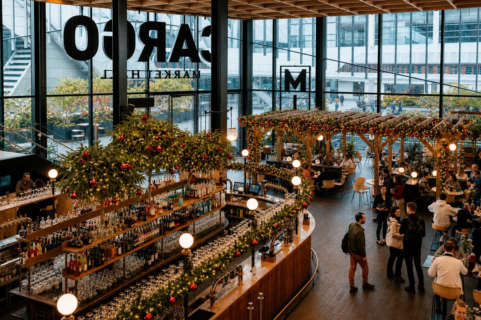 Photo of Market Halls Canary Wharf, Christmas 2026 - Market Halls Canary Wharf