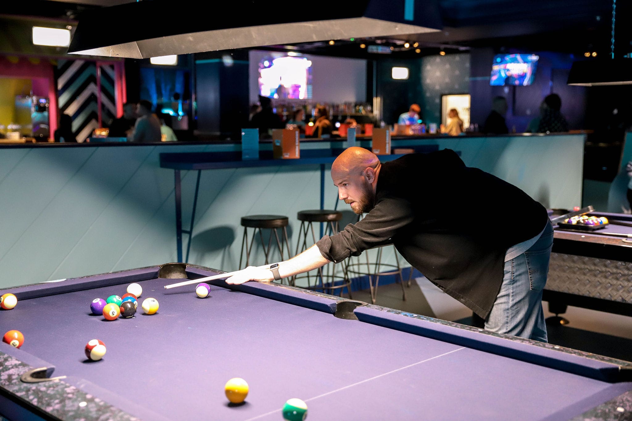 Photo of Star Pins Bowling - West Orchard Coventry, The 'Shooting Pool' Zone