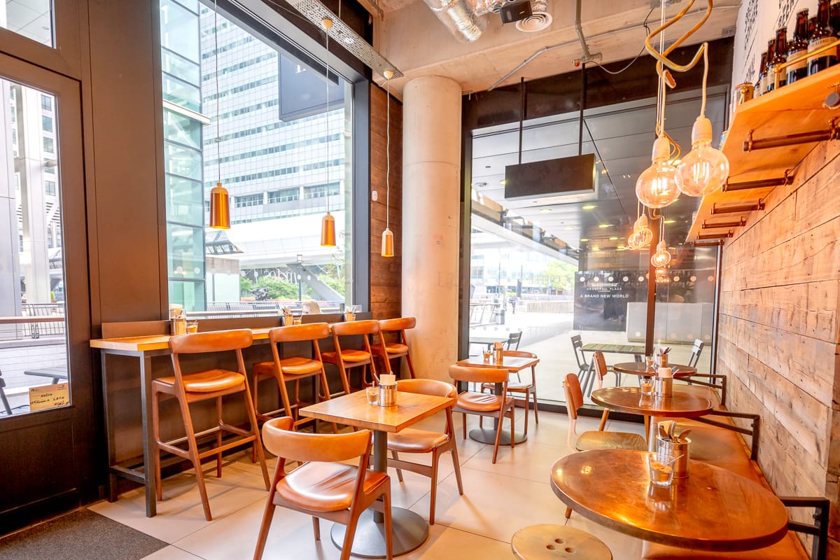 Photo of Notes Coffee Roasters & Bars - Canary Wharf, Full Venue W/ Outdoor Space