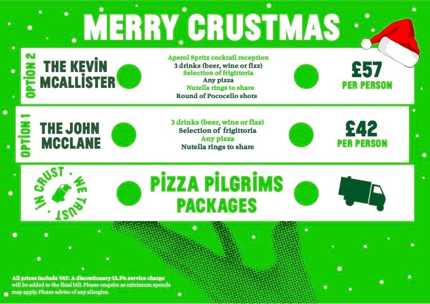 Photo of Pizza Pilgrims Hyde Park, Christmas At Pizza Pilgrims Hyde Park