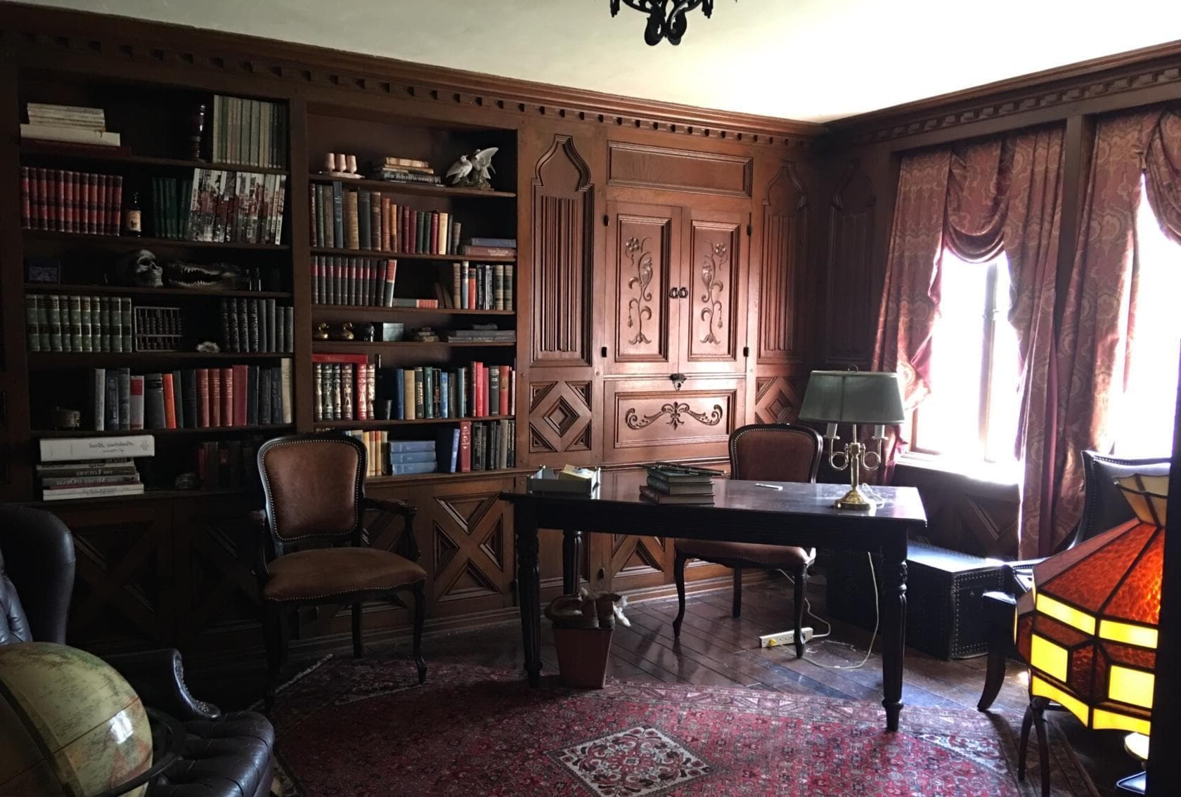 Beautiful Library, Classic 1920s Study photo #1