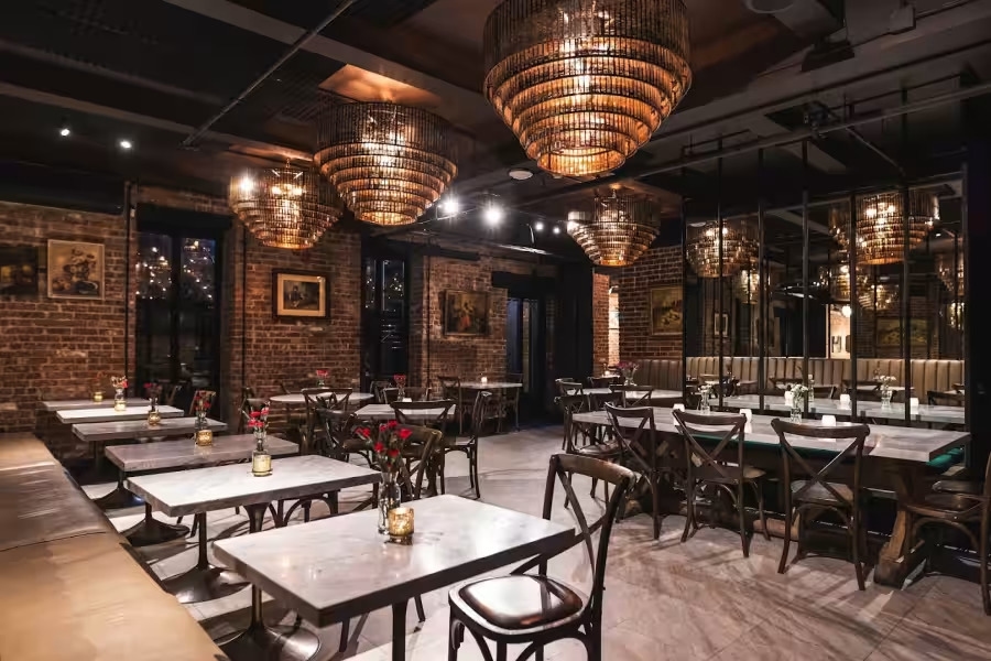 Photo of SAINT, Chandelier Dining Room