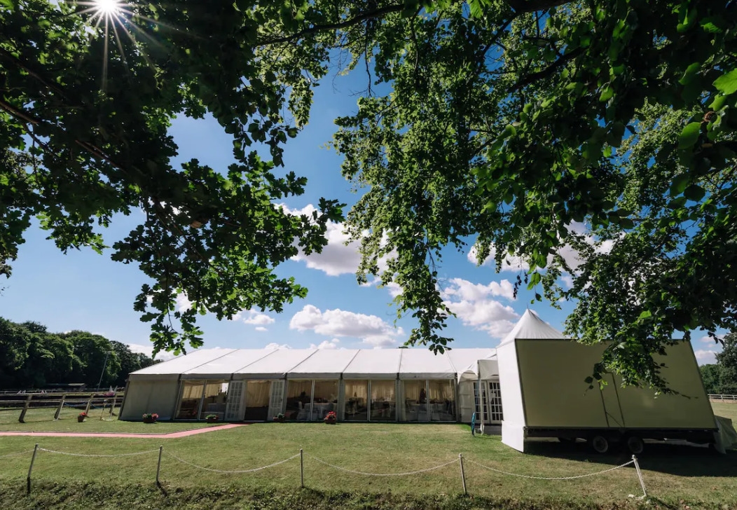 Photo of Walcot Hall Estate, Glass-Fronted Marquee