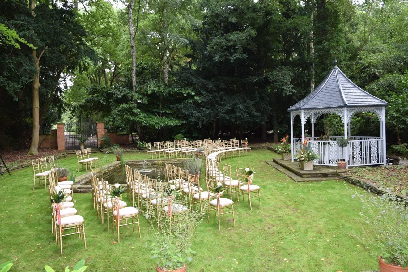 Woodhall Spa Manor, Outside Wedding Ceremony photo #4
