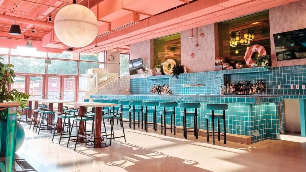 Swim Club, Sunken Dining Room photo #2