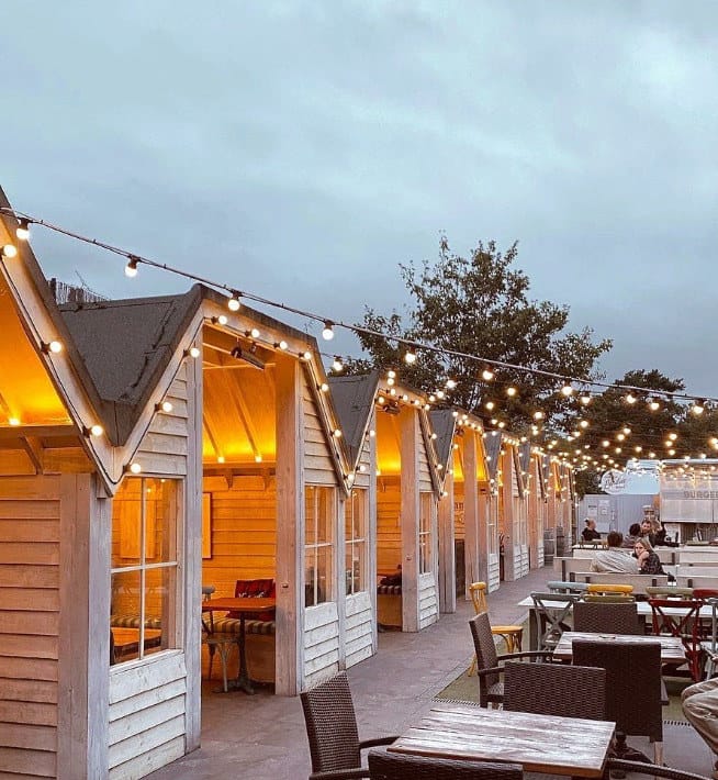 Photo of The Castle, Tooting, Outside Huts - Mini Castles