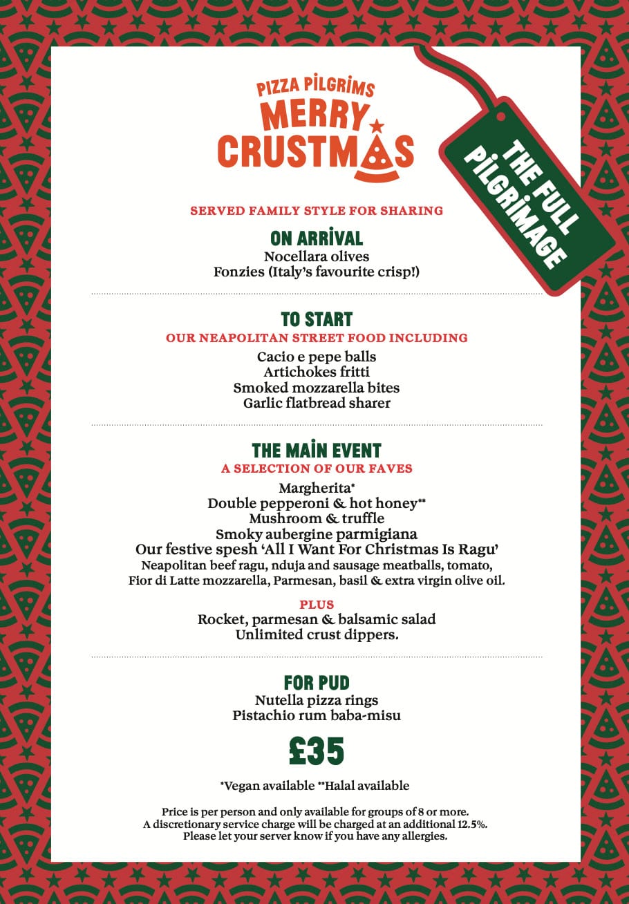 Photo of Pizza Pilgrims Canary Wharf, Christmas At Pizza Pilgrims Canary Wharf!