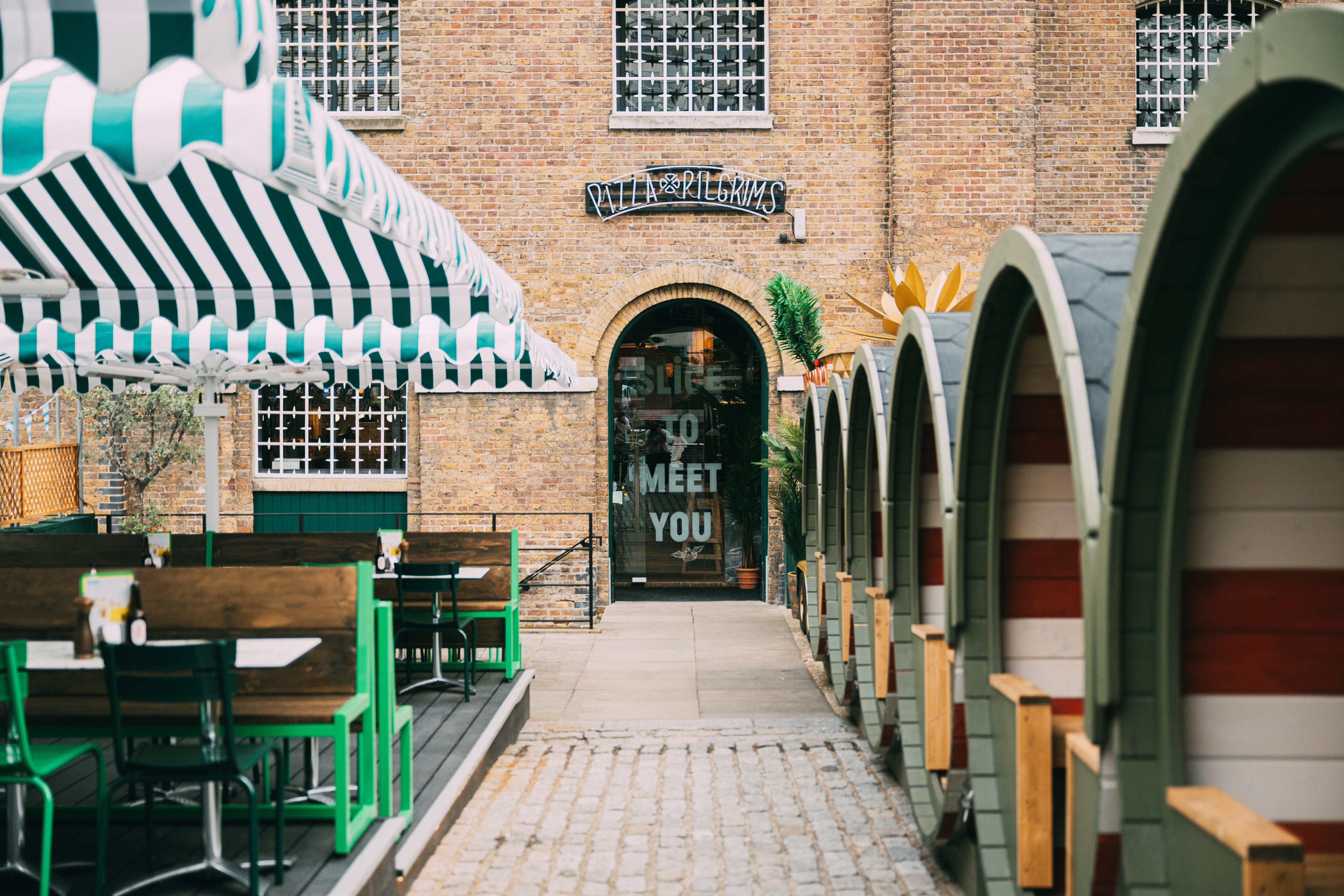 Photo of Pizza Pilgrims Canary Wharf, Sunny Quay Side Terrace Summer Parties!