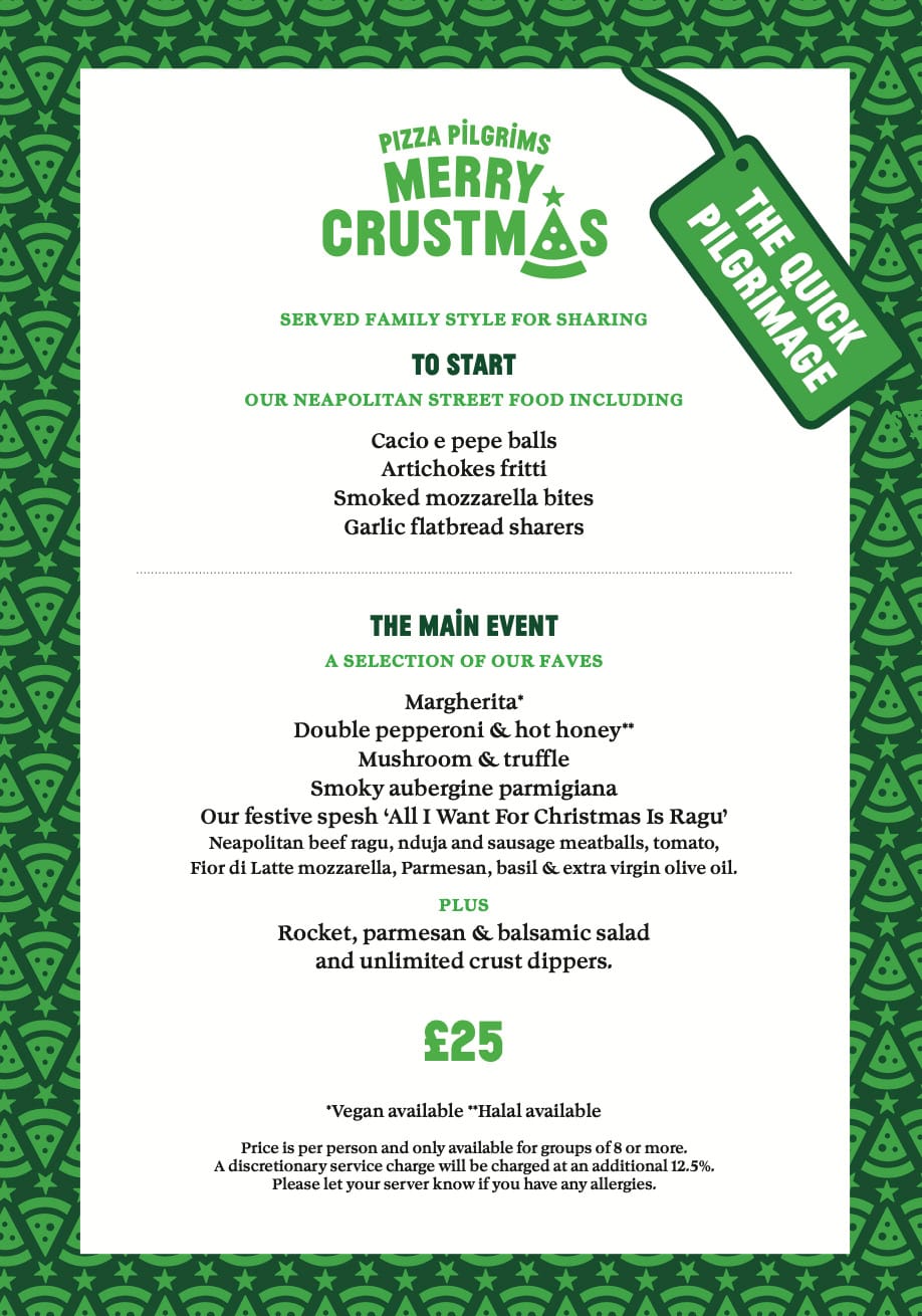Photo of Pizza Pilgrims Canary Wharf, Christmas At Pizza Pilgrims Canary Wharf!