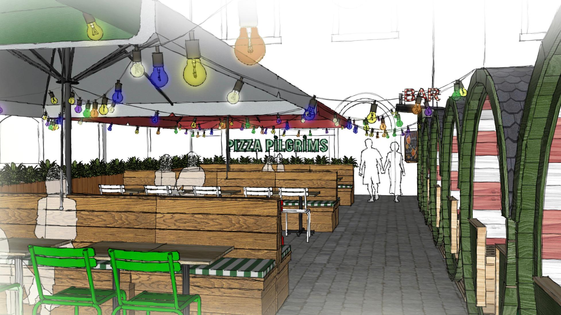 Coming Soon - Sunny Quay Side Terrace Summer Parties!, Pizza Pilgrims Canary Wharf photo #2