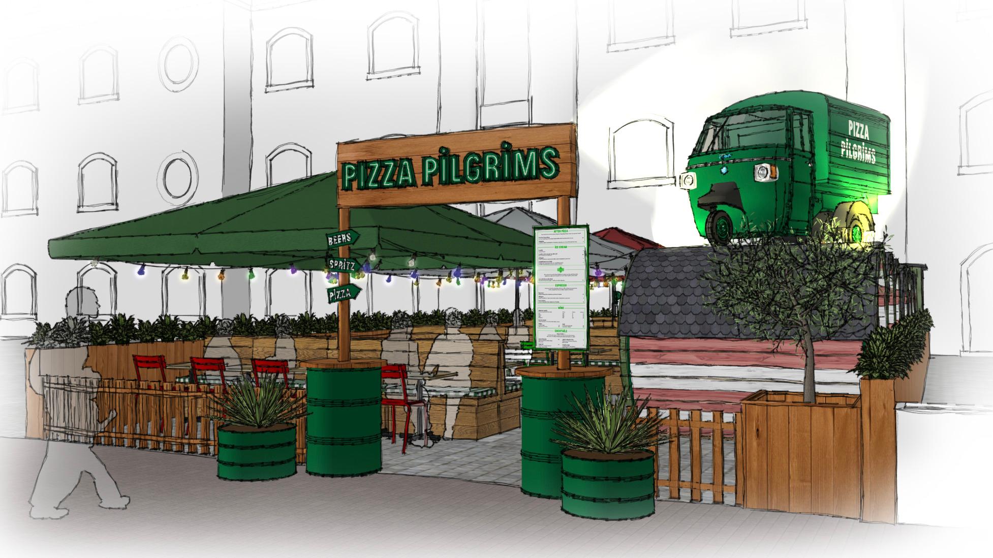 Pizza Pilgrims Canary Wharf, Coming Soon - Sunny Quay Side Terrace Summer Parties! photo #0