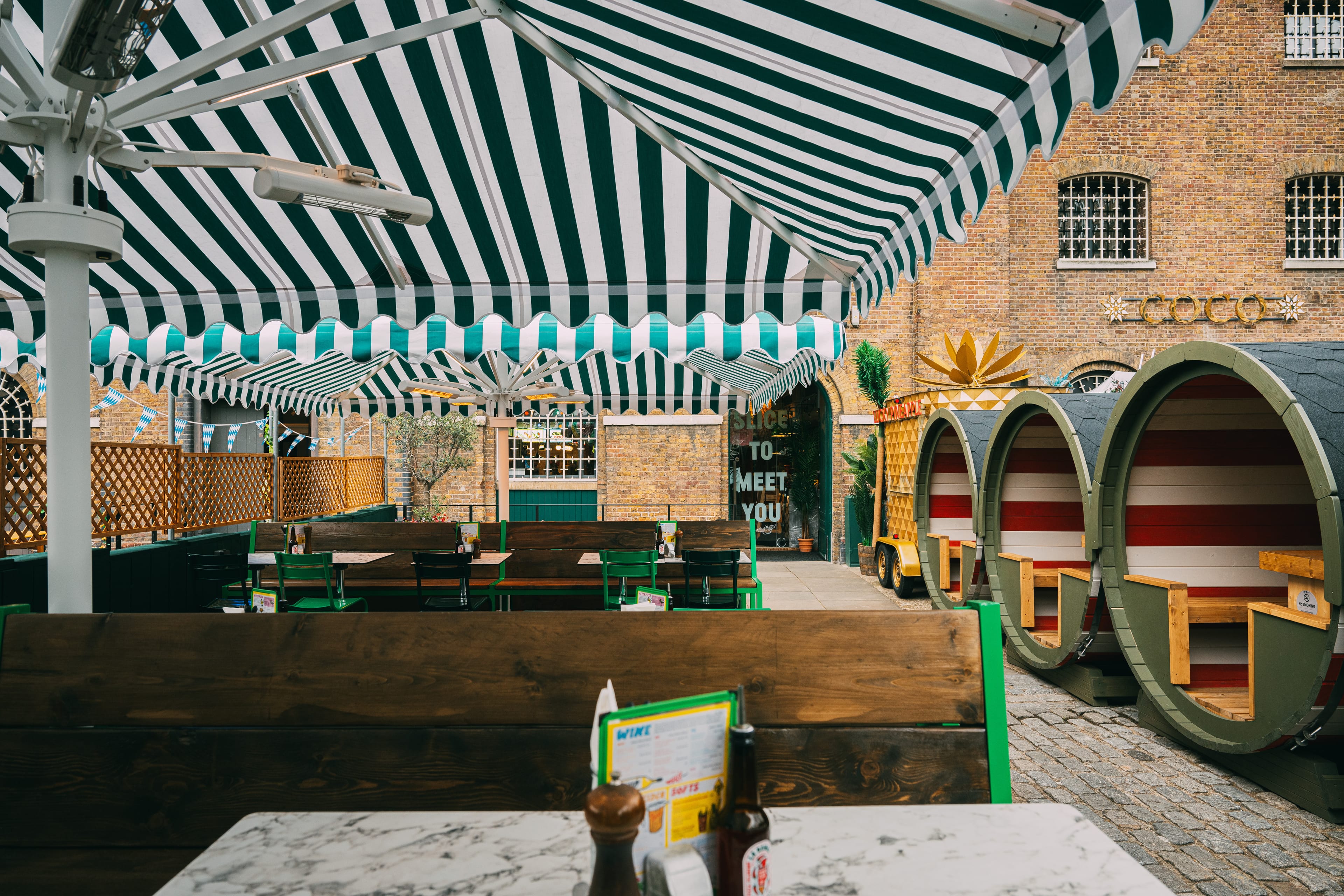 Photo of Pizza Pilgrims Canary Wharf, Sunny Quay Side Terrace Summer Parties!