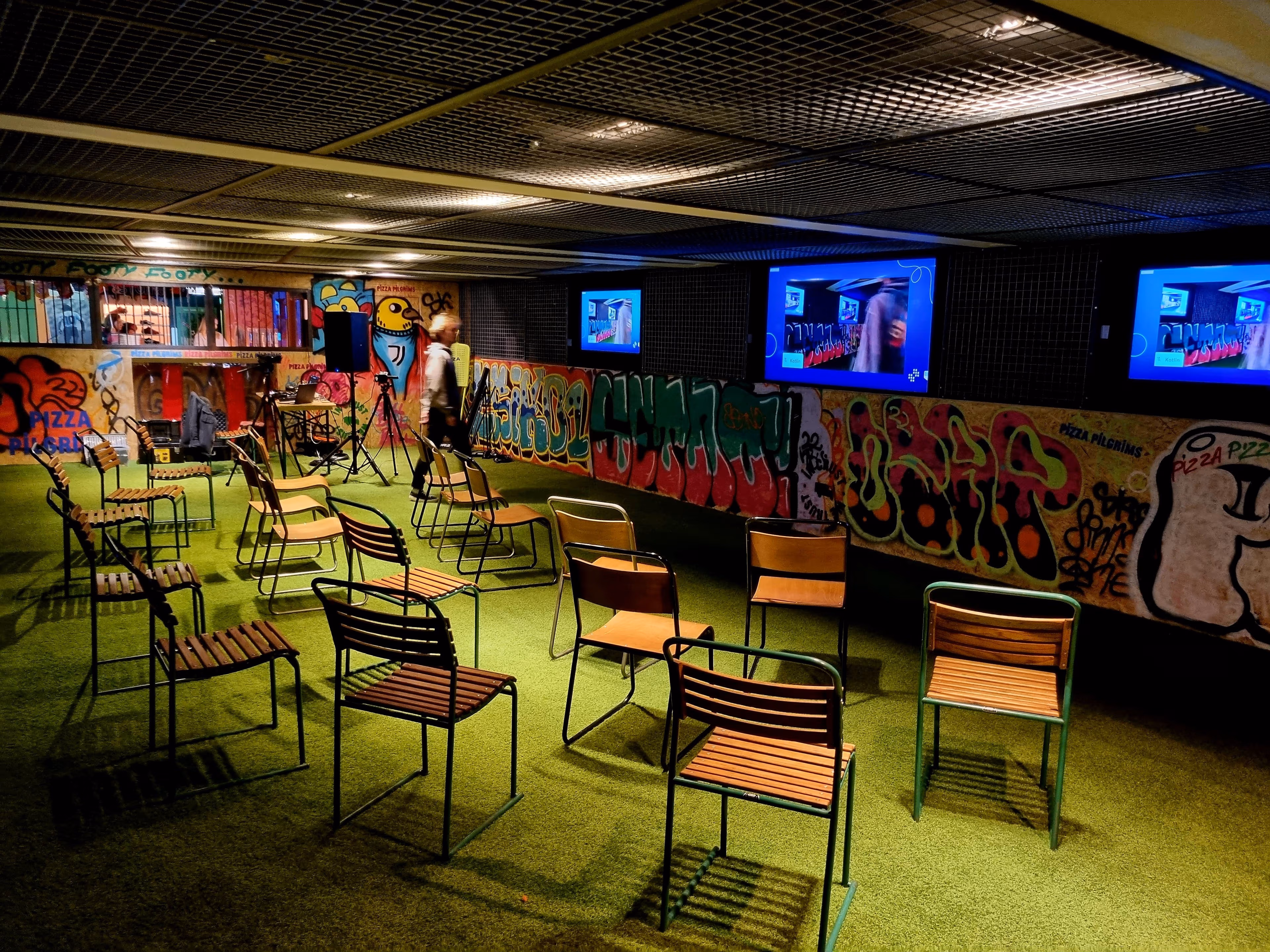 Photo of Pizza Pilgrims Brighton, Football Pitch Events Space