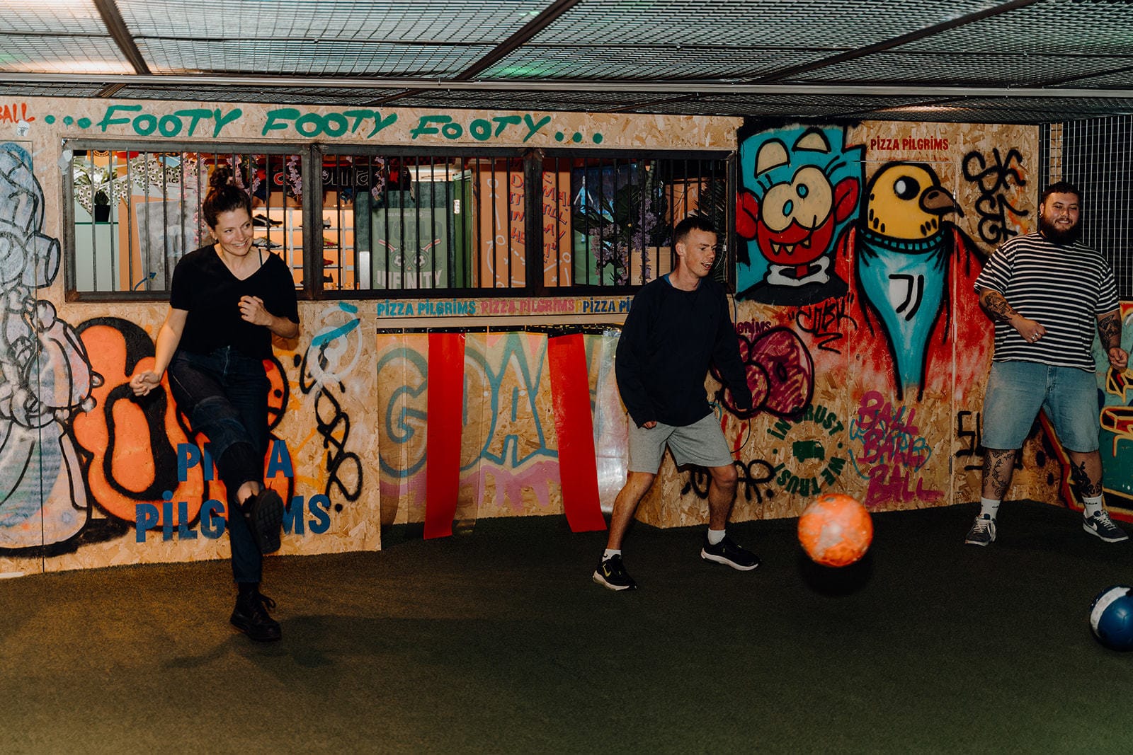 Photo of Pizza Pilgrims Brighton, Football Pitch Events Space