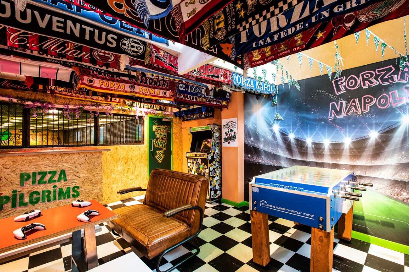 Photo of Pizza Pilgrims Brighton, Football Pitch Events Space