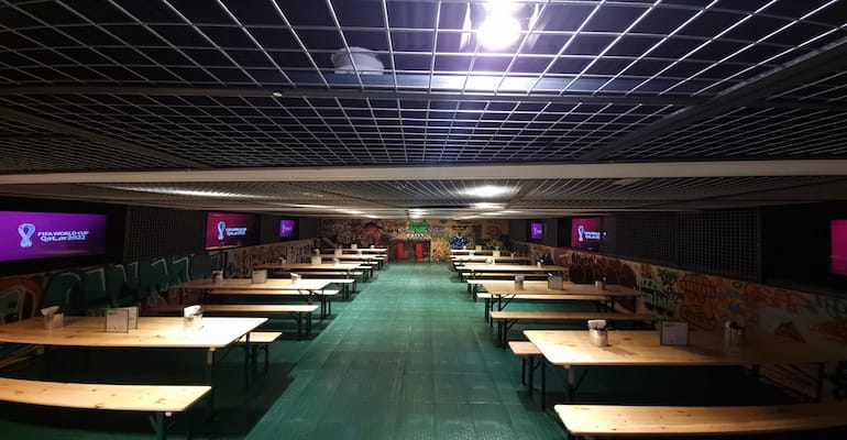 Photo of Pizza Pilgrims Brighton, Football Pitch Events Space