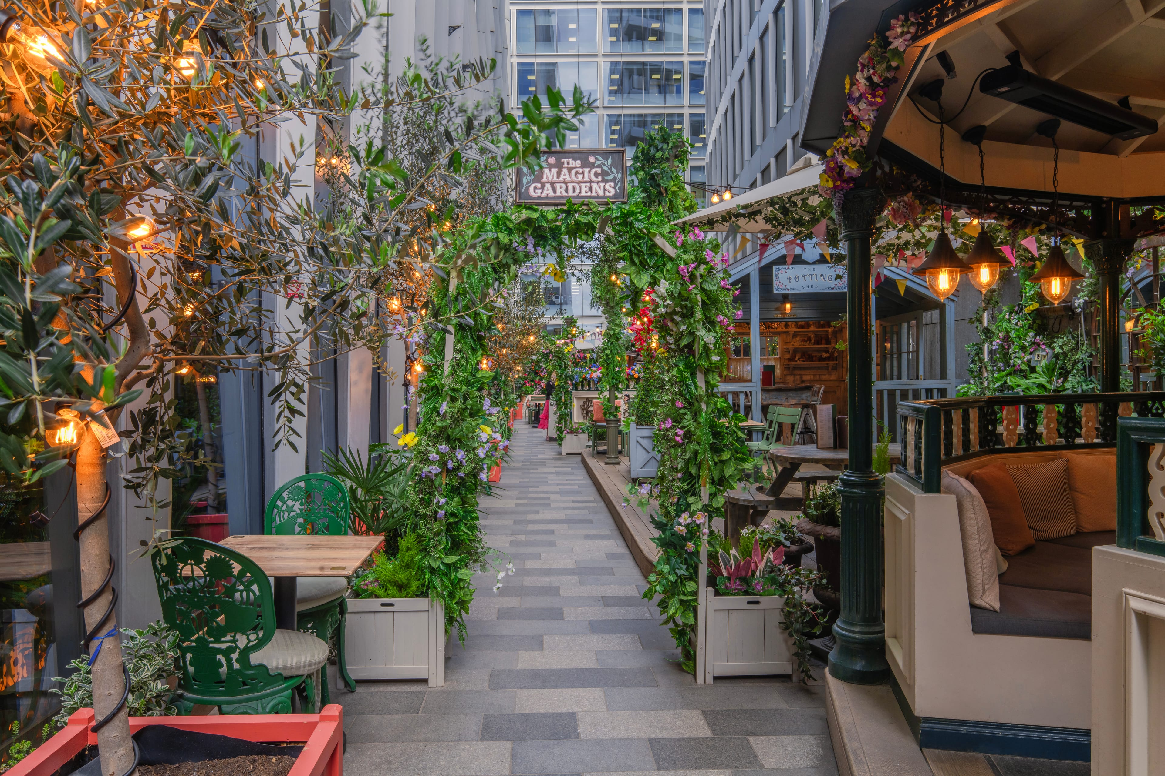 Photo of Flight Club Victoria, Private Hire - Outdoor Terrace (The Magic Gardens)