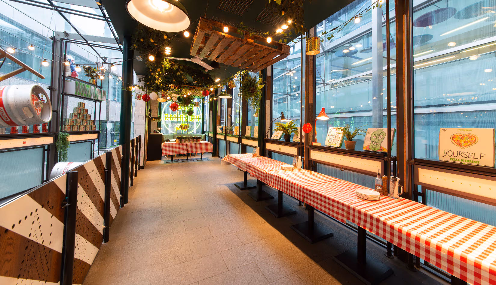 Photo of Pizza Pilgrims Liverpool Street, Xmas At Pizza Pilgrims Liverpool Street