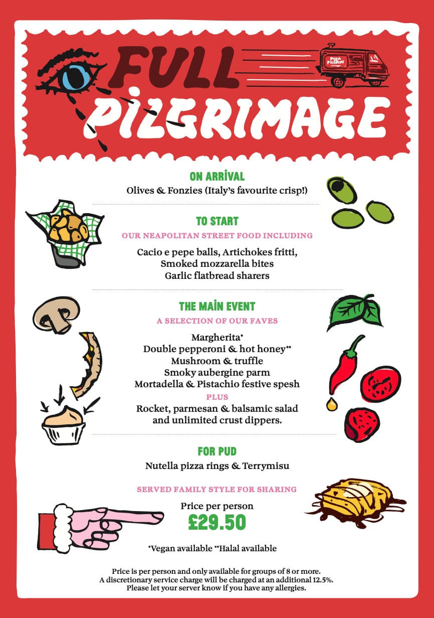 Photo of Pizza Pilgrims Liverpool Street, Xmas At Pizza Pilgrims Liverpool Street