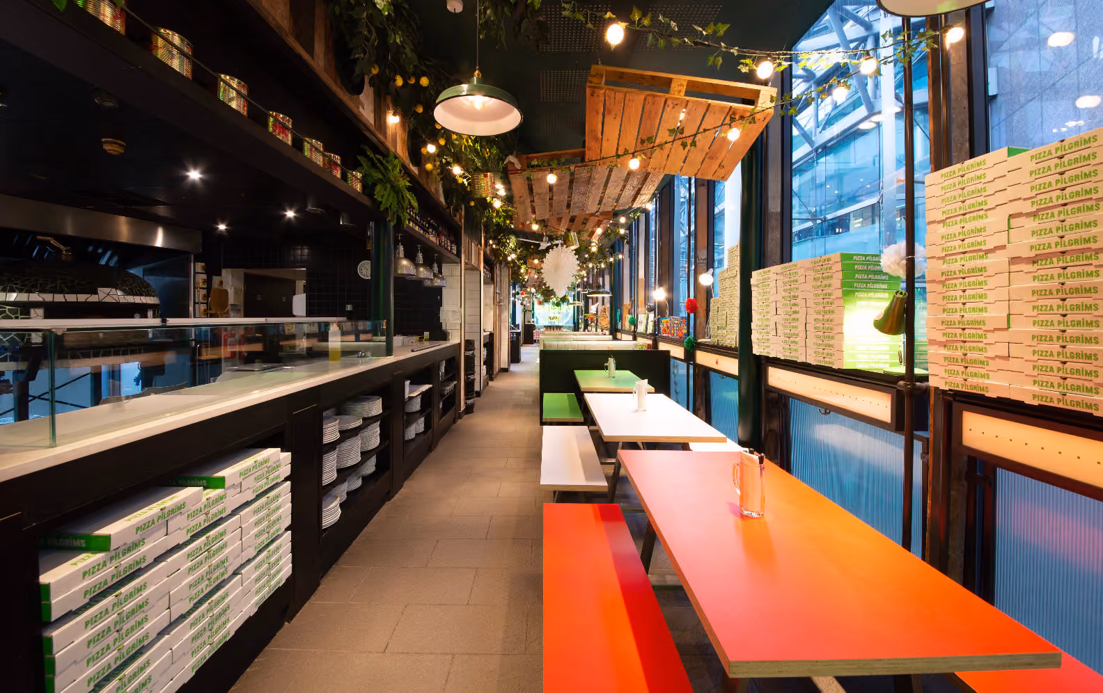 Upstairs Partial Hire, Pizza Pilgrims Liverpool Street photo #9