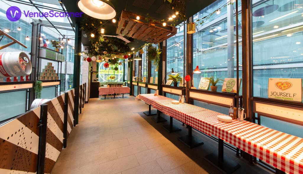 Upstairs Partial Hire, Pizza Pilgrims Liverpool Street photo #2