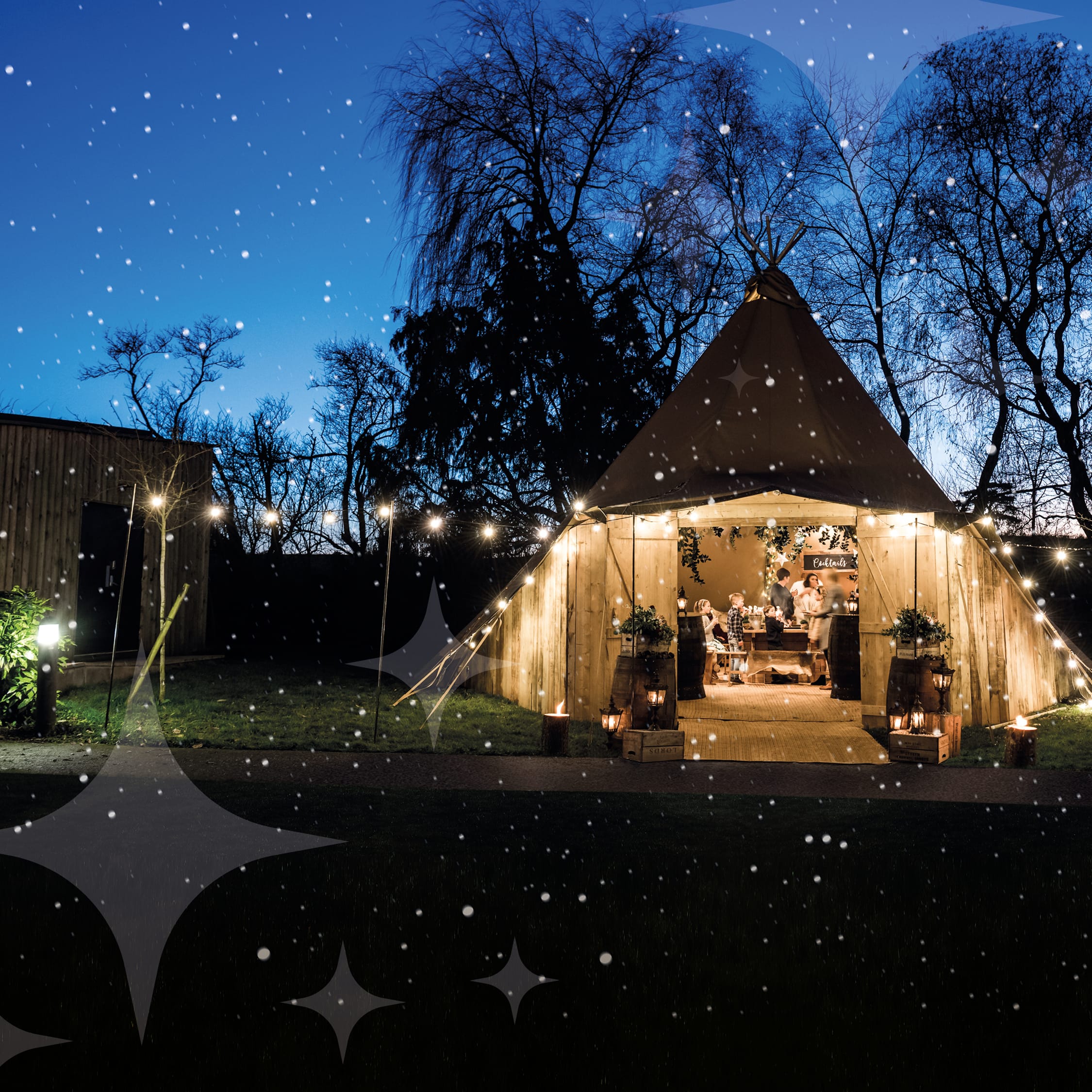 Photo of The Woodlands At Hothorpe Hall, The Tipi & Outdoor Kitchen