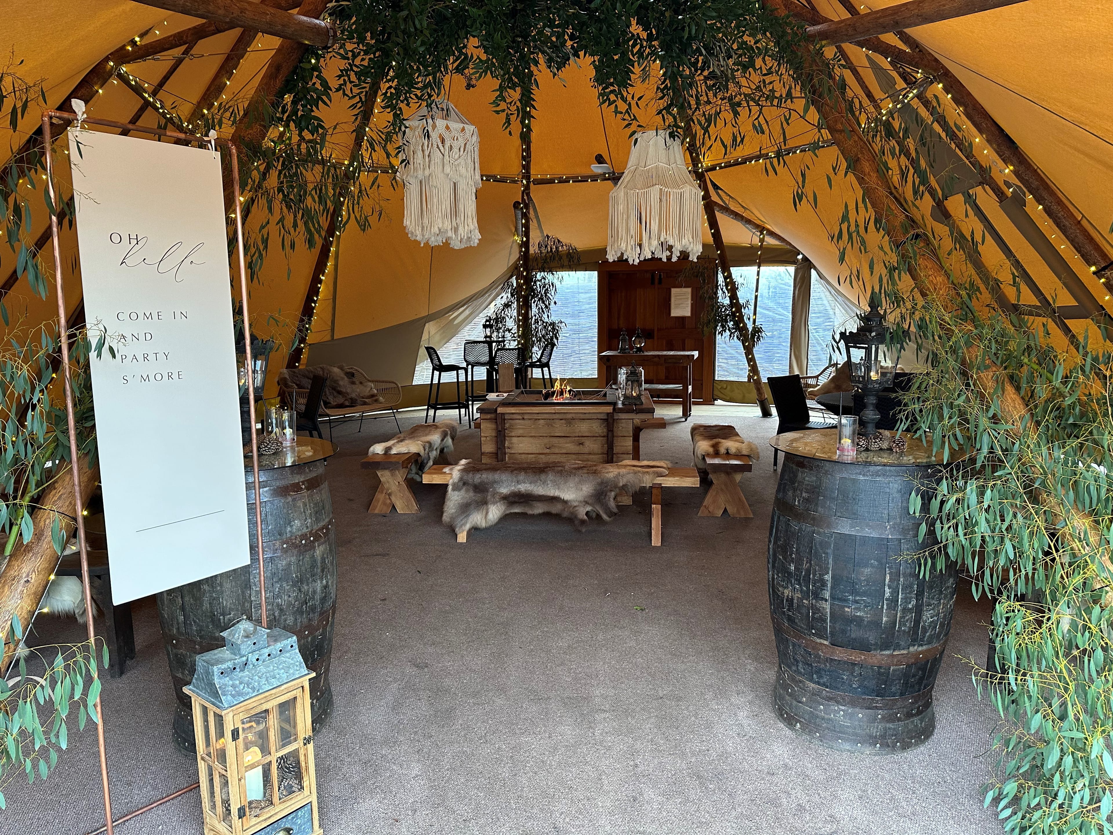 Photo of The Woodlands At Hothorpe Hall, The Tipi & Outdoor Kitchen